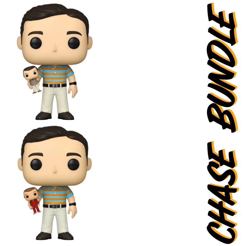 40 Year Old Virgin - Andy with Oscar Goldman Doll (Chase Bundle) Pop! Vinyl Figure