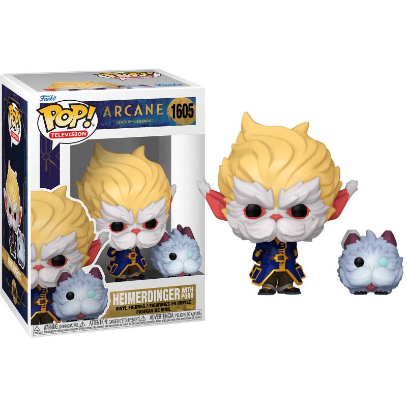 Arcane (TV) - Heimerdinger with Poro Pop! Vinyl Figure
