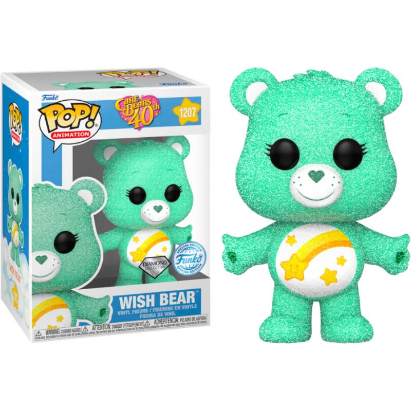 Care Bears 40th Anniversary - Wish Bear Diamond Glitter Pop! Vinyl Figure