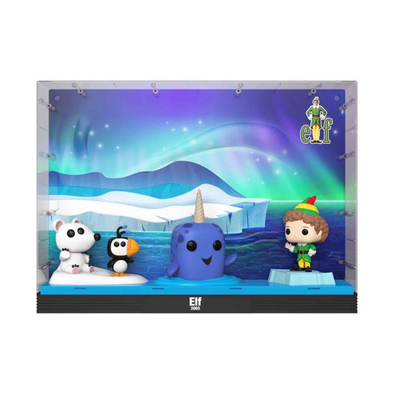 Elf (2003) - Arctic Puffin, Polar Bear Cub, Mr. Narwhal & Buddy Elf Deluxe Pop! Moment Vinyl Figure 4-Pack
