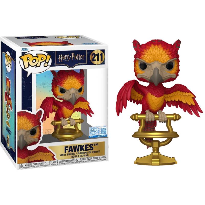 PRE-ORDER - Harry Potter – Fawkes (on Perch) Exclusive Pop! Premium Figure