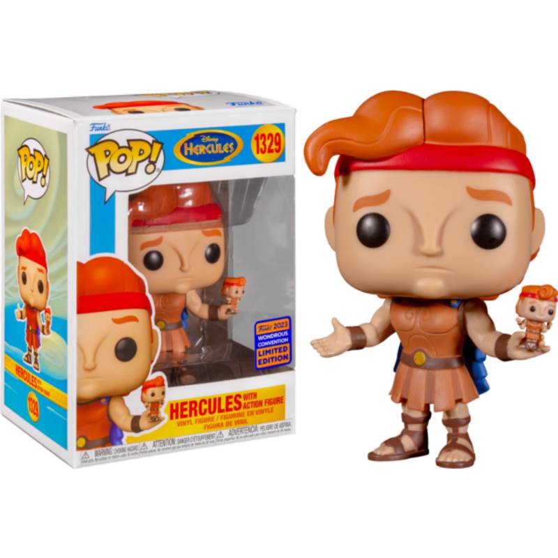 Hercules - Hercules with Action Figure Wonder Con Exclusive Pop! Vinyl Figure