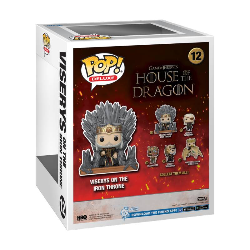 House of the Dragon - Viserys on Throne Pop! Deluxe