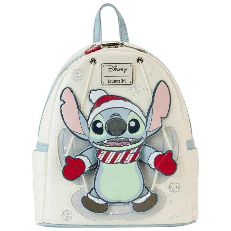 Lilo & Stitch - Stitch Holiday Snow Angel Glitter Mini Backpack