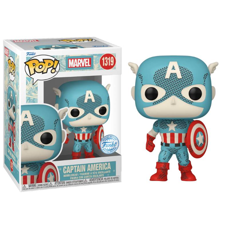 Marvel: D100 - Capt. America Retro Reimagined Pop! Vinyl Figure