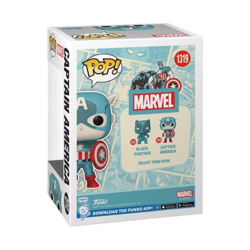 Marvel: D100 - Capt. America Retro Reimagined Pop! Vinyl Figure