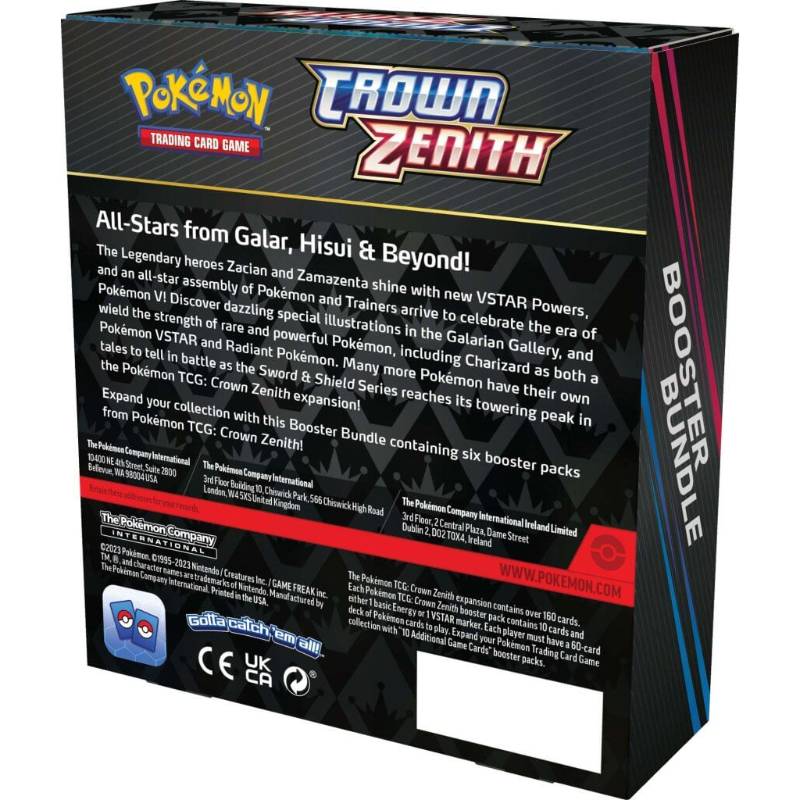 Pokemon TCG - Crown Zenith Booster Bundle