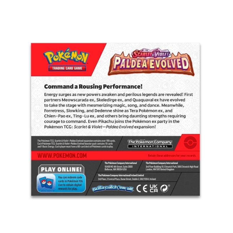 Pokemon TCG - Scarlet & Violet: Paldea Evolved - Booster Box