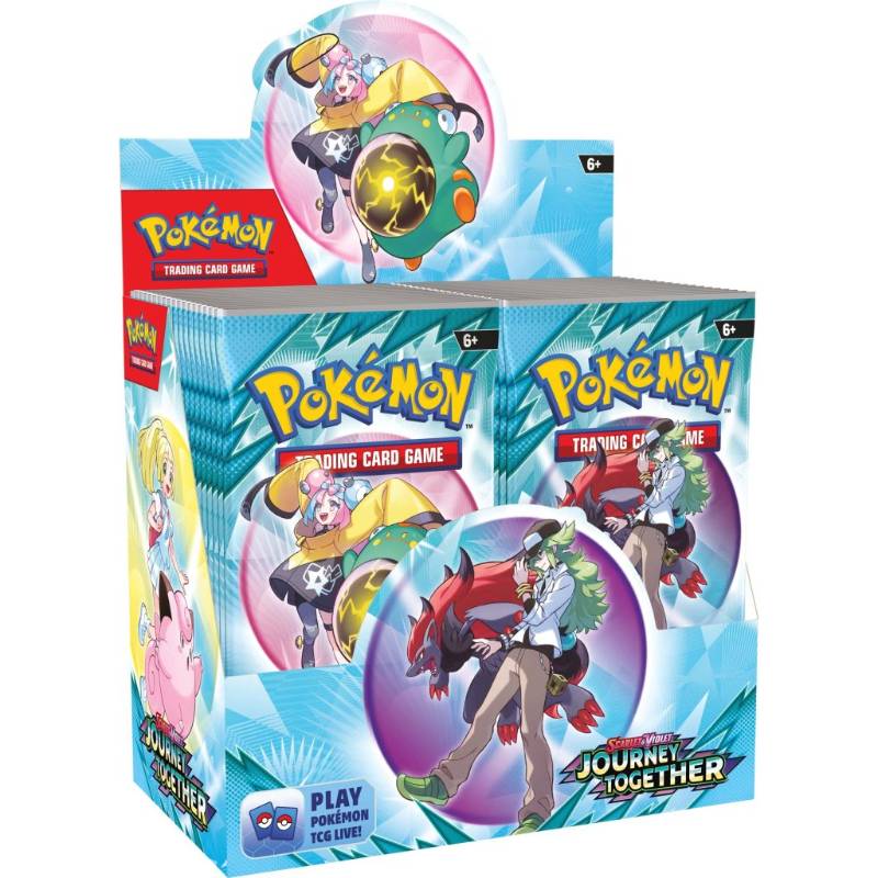 Pokemon TCG Scarlet & Violet 9 Journey Together Booster Box Topper (1X Per Customer)