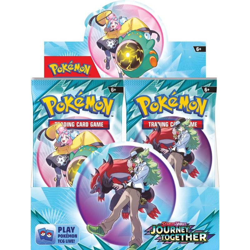 Pokemon TCG Scarlet & Violet 9 Journey Together Booster Box Topper (1X Per Customer)