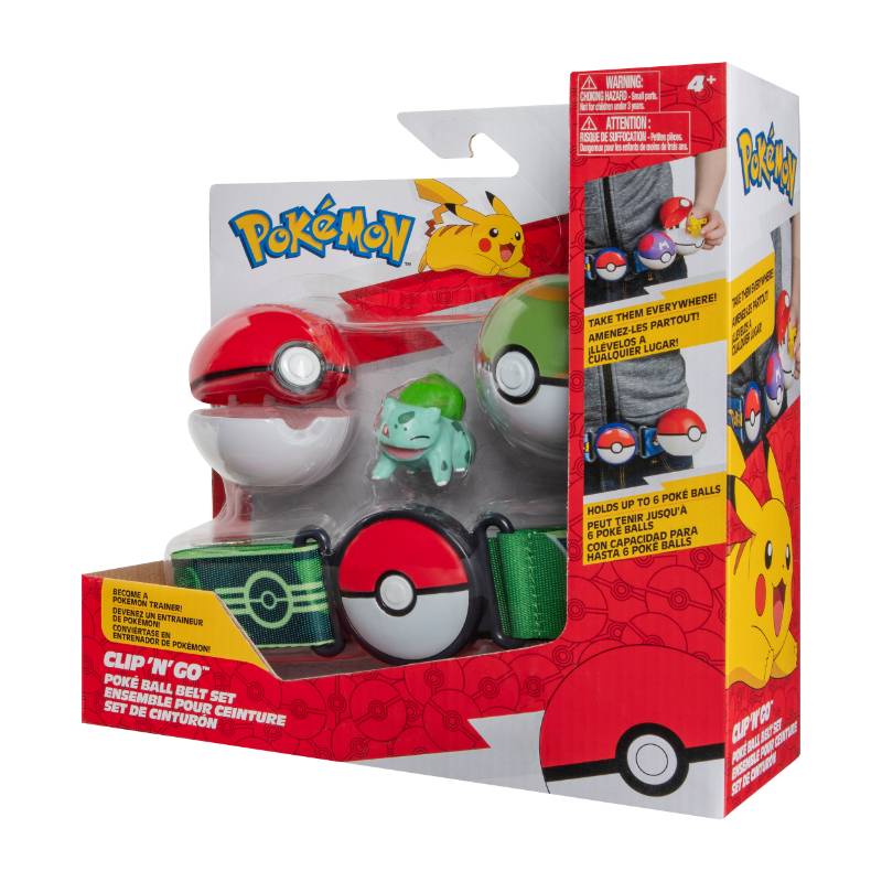 Pokemon - Bulbasaur Clip N Go Pokeball Belt