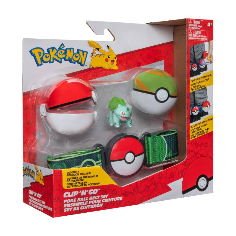 Pokemon - Bulbasaur Clip N Go Pokeball Belt