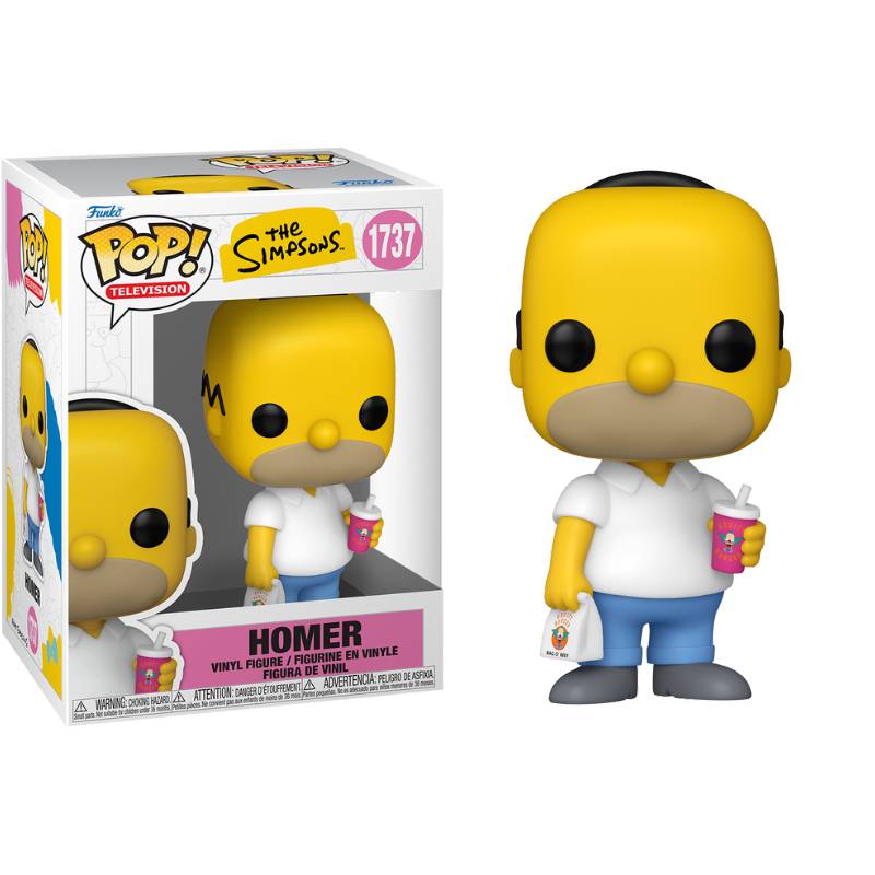 Simpsons - Homer with Krusty Burger Pop! Vinyl Figure