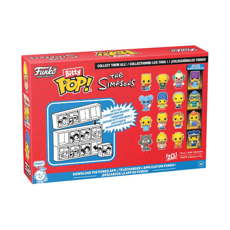 PRE-ORDER - Simpsons - Scratchy Bitty Pop! Vinyl 4PK