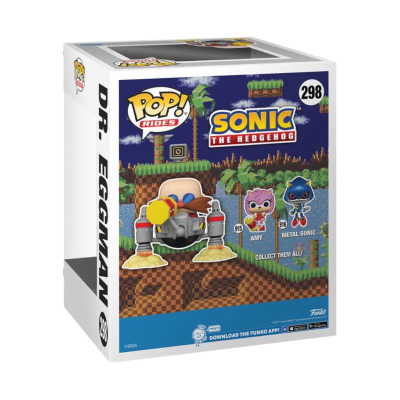Sonic - Dr. Eggman Pop! Ride Figure ( slight corner damage)