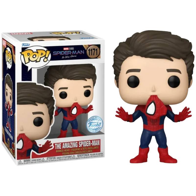 Spider-Man: No Way Home - The Amazing Spider-Man (Unmasked) Pop! Vinyl Figure