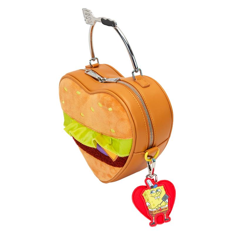 PRE-ORDER - Spongebob - Krabby Patty Plush Crossbody Bag