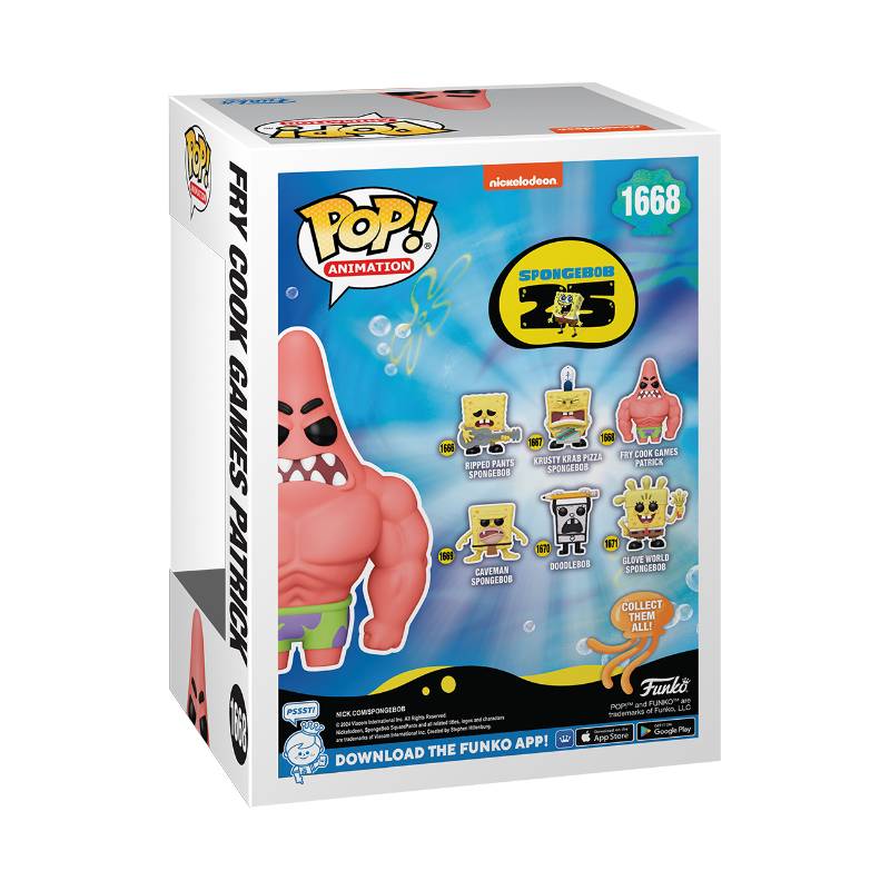 Spongebob: 25th - Patrick with Muscles Pop! Vinyl Figure