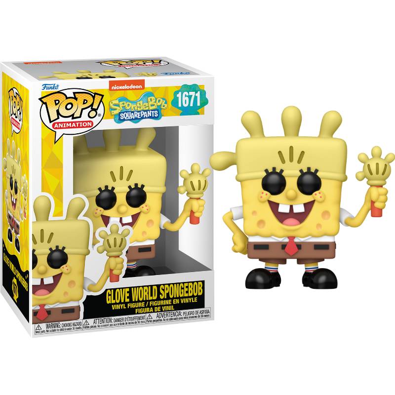 Spongebob: 25th - Spongebob with Glove Light Pop! Vinyl Figure
