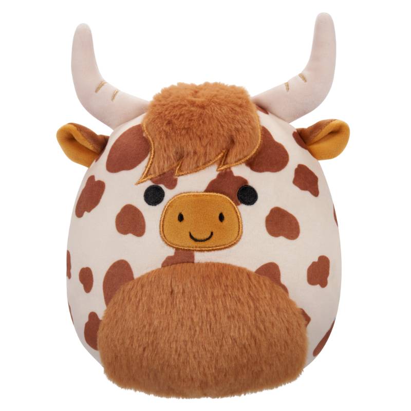 Squishmallows - Alonzo the Brown and White Highland Cow 7.5" Plush