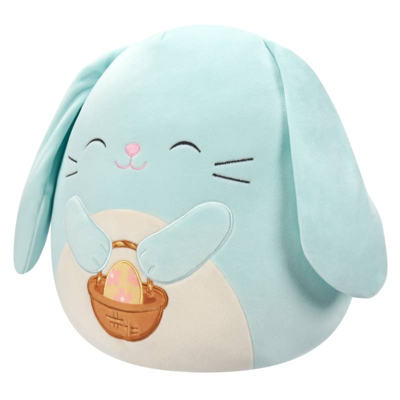 Squishmallows - Buttons the Blue Bunny Holding Basket 7.5" Plush Easter Assortment B