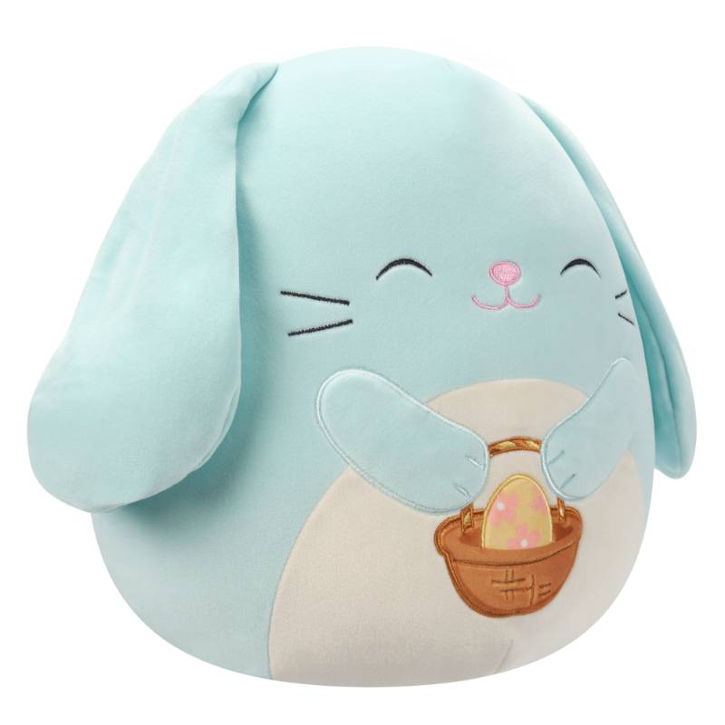 Squishmallows - Buttons the Blue Bunny Holding Basket 7.5" Plush Easter Assortment B