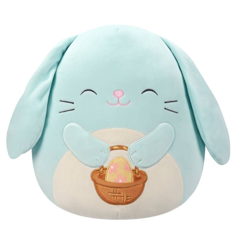 Squishmallows - Buttons the Blue Bunny Holding Basket 7.5" Plush Easter Assortment B