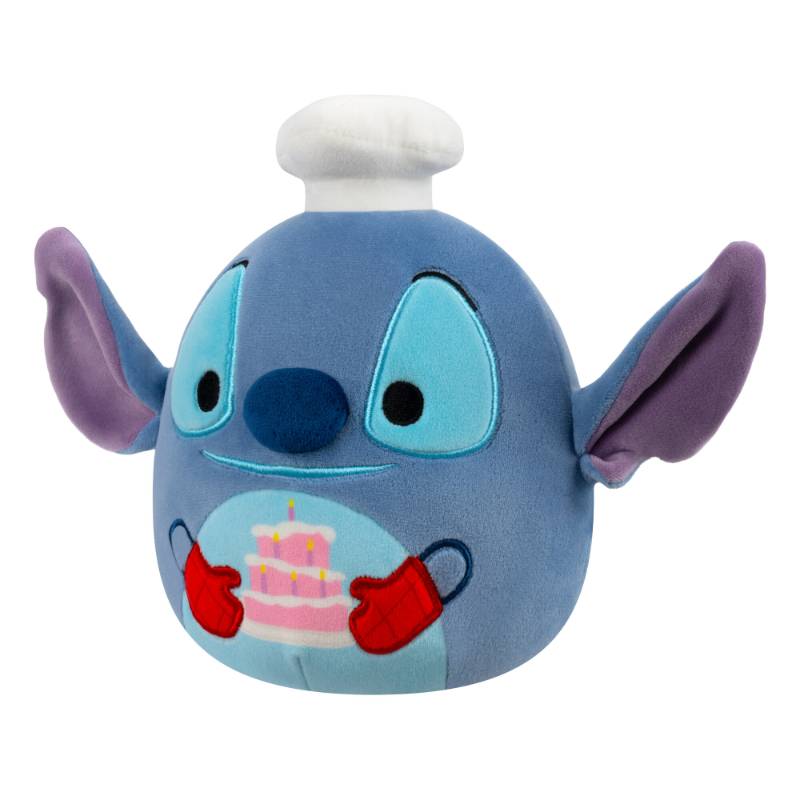 Squishmallows - Disney - Chef Stitch Holding Cake 6.5" Plush