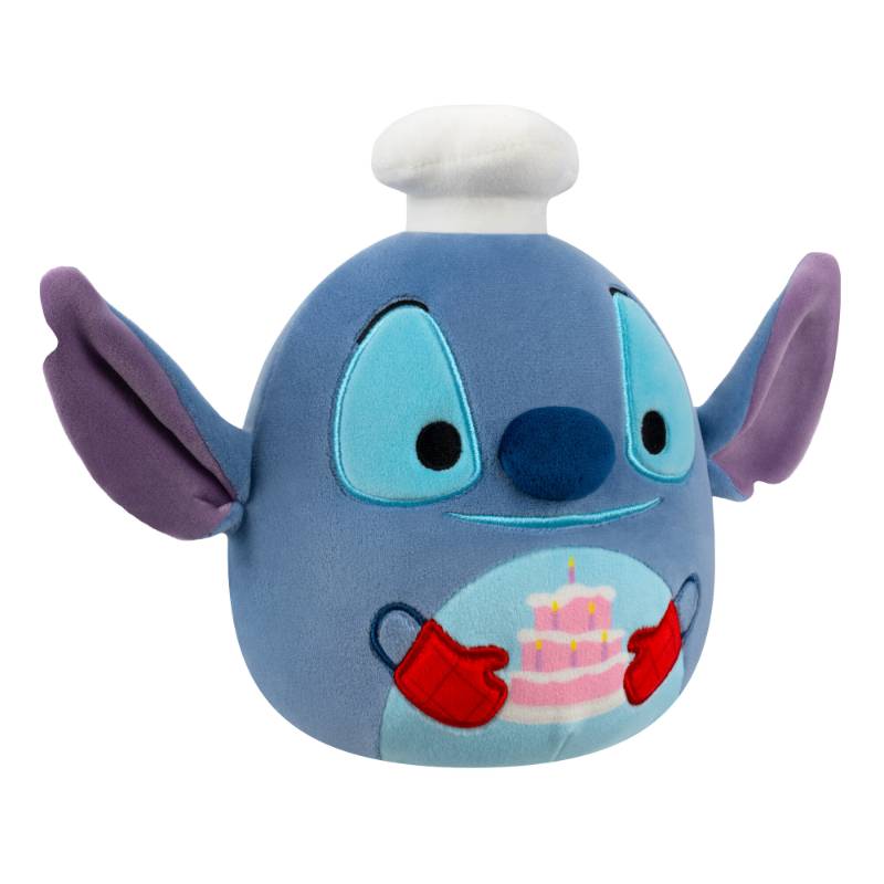 Squishmallows - Disney - Chef Stitch Holding Cake 6.5" Plush