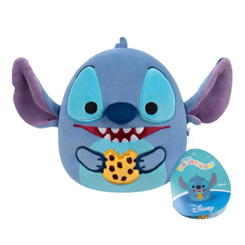 Squishmallows - Disney - Stitch Eating Rainbow Cookie 6.5" Plush