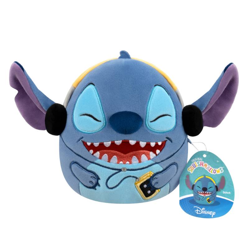 Squishmallows - Disney - Stitch with Headphones 6.5" Plush
