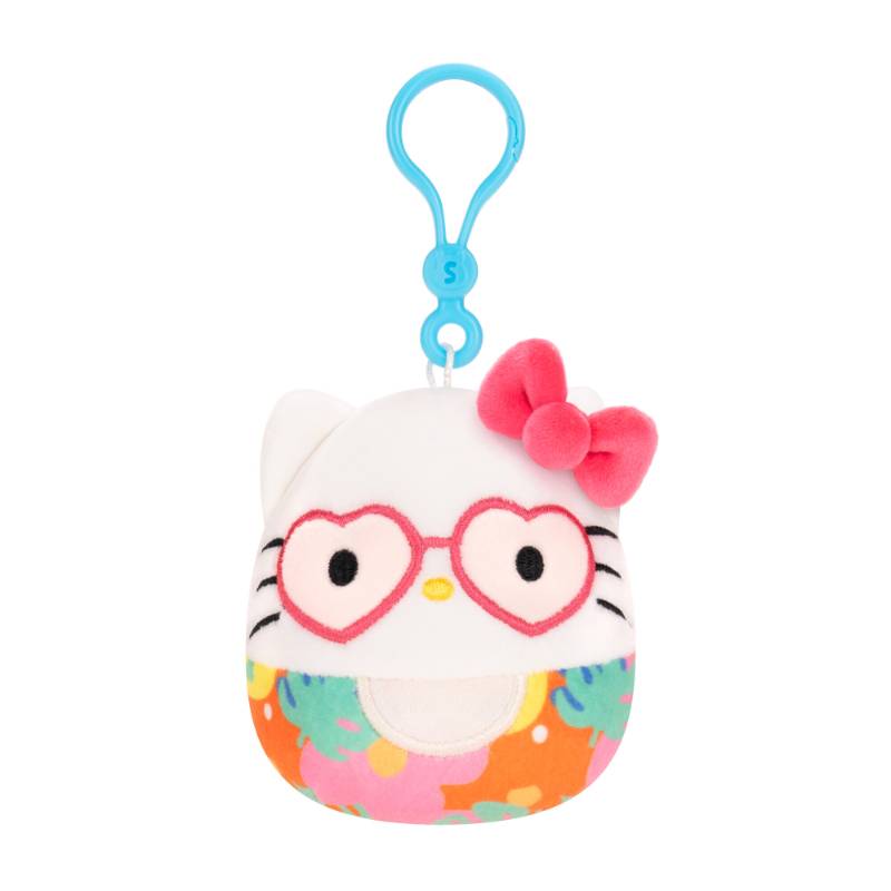 Squishmallows - Hello Kitty and Friends - Hello Kitty 3.5" Clip Tropical Assortment
