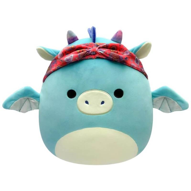 Squishmallows - Tatiana Dark Teal Dragonwith Bandana 7.5 Plush Wave 17 Assortment B