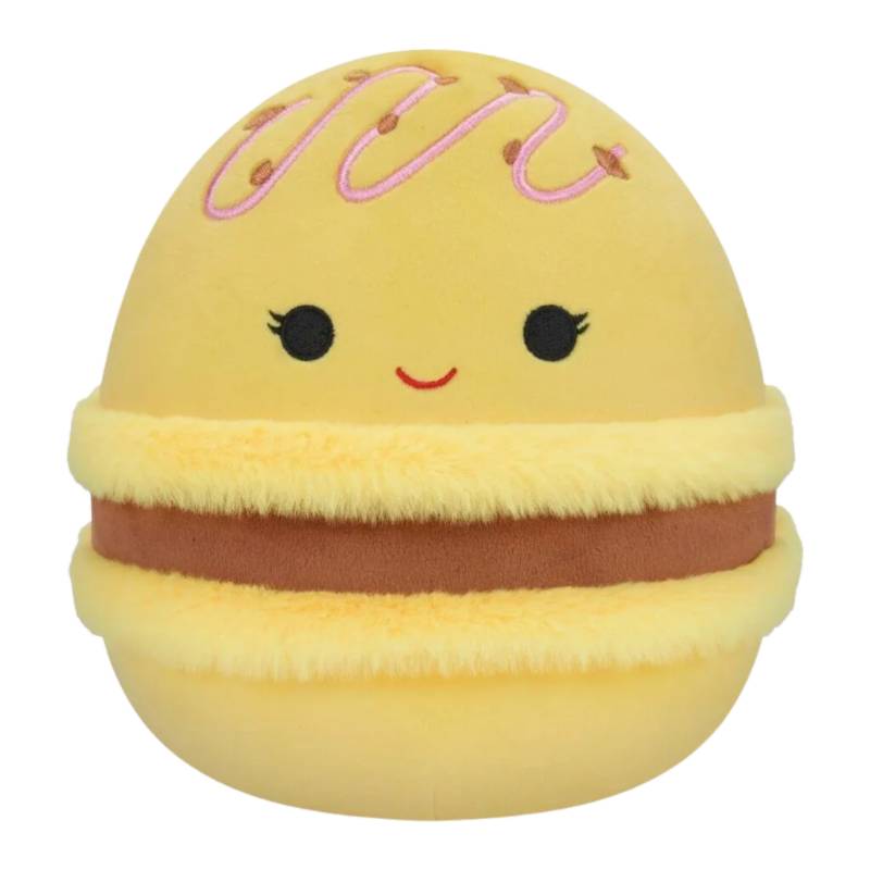 Squishmallows - Visconti Lemon and Chocolate Macaron 7.5" Plush Wave 16 Assortment B