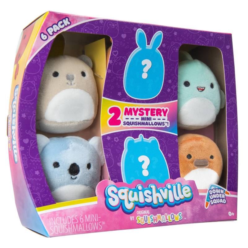 Squishmallows: Squishville - Down Under Squad 6-pack