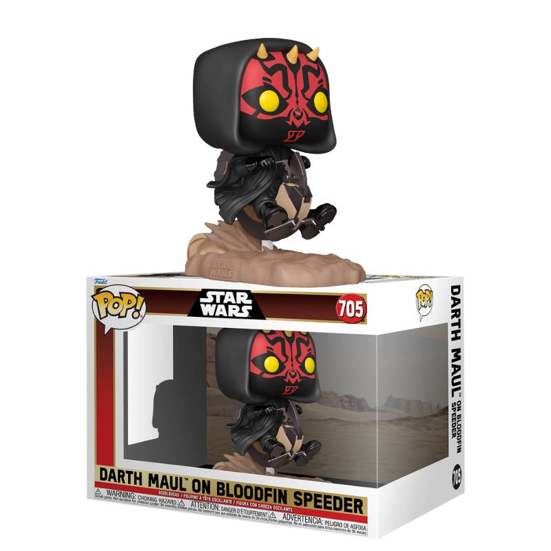 Star Wars: The Phantom Menace 25th Anniversary - Darth Maul on Bloodfin Speeder Pop! Ride Figure