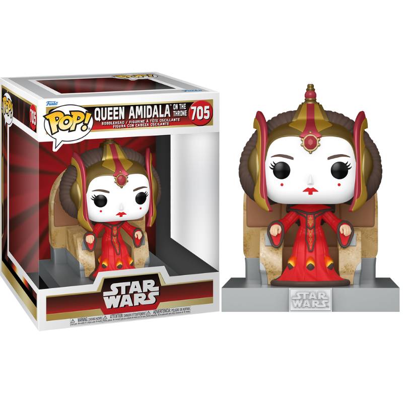 Star Wars: The Phantom Menace 25th Anniversary - Queen Amidala on the Throne Deluxe Pop! Vinyl Figure
