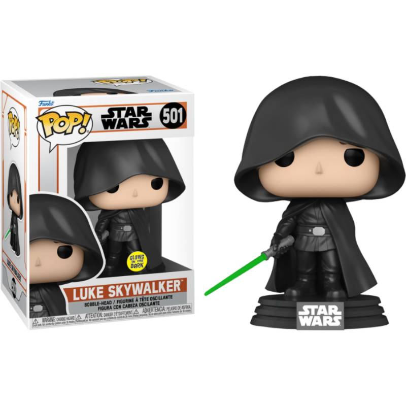 Star Wars: The Mandalorian - Luke Skywalker with Lightsaber Glow Pop! Vinyl Figure