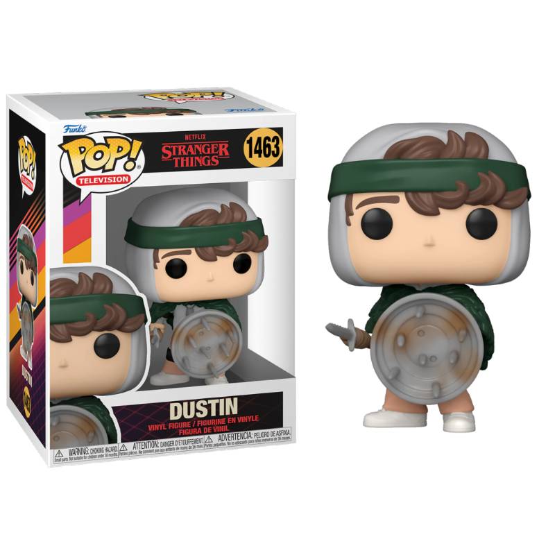 Stranger Things - Hunter Dustin with shield Pop! Vinyl Figure