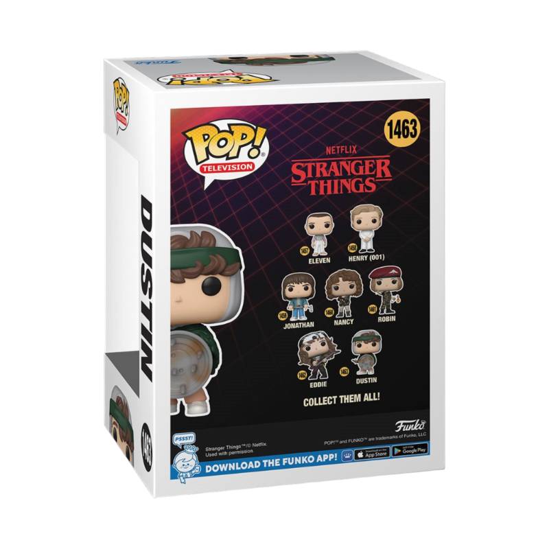 Stranger Things - Hunter Dustin with shield Pop! Vinyl Figure