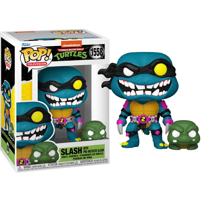Teenage Mutant Ninja Turtles - Buddy Slash with Pre-mutated Slash Pop! Vinyl Figure