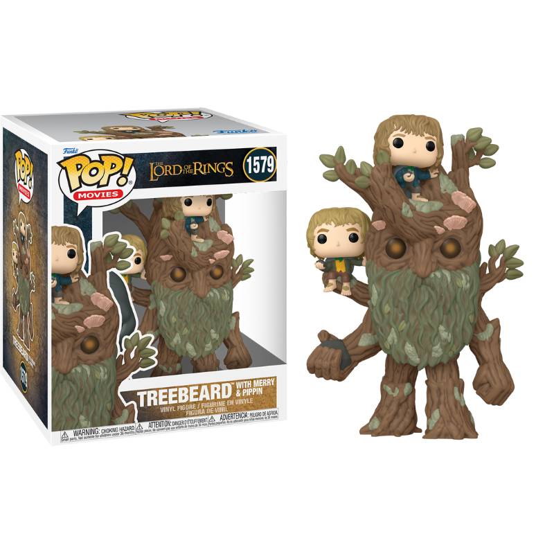 The Lord of the Rings - Treebeard with Merry & Pippin 6" Pop! Vinyl