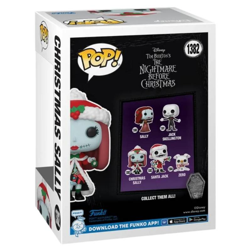 The Nightmare Before Christmas 30th Anniversary - Christmas Sally Pop! Vinyl Figure
