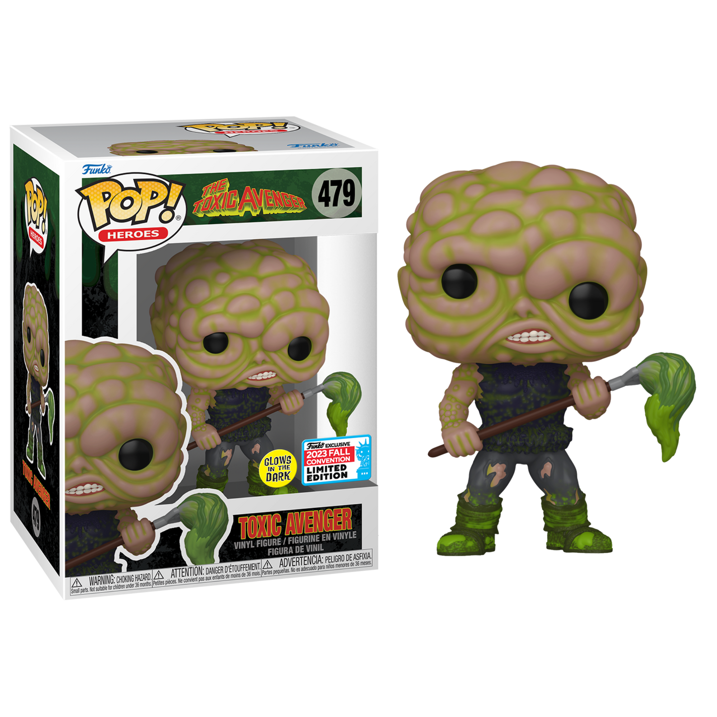Troma - Toxic Avenger NYCC 2023 Glow in the Dark Pop! Vinyl Figure