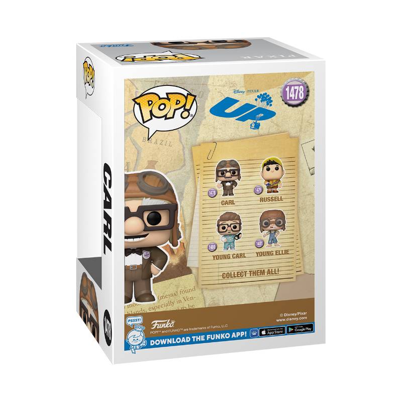 Up (2009) - Carl Fredricksen V2 Pop! Vinyl Figure