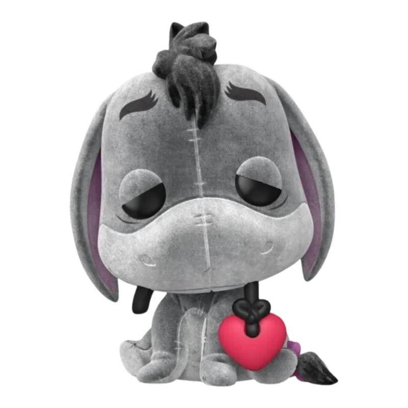 Winnie the Pooh - Eeyore with Heart Flocked Pop! Vinyl Figure