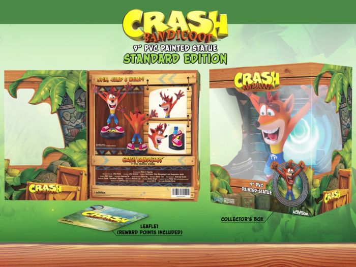Crash Bandicoot - Crash Bandicoot 9" Vinyl Statue