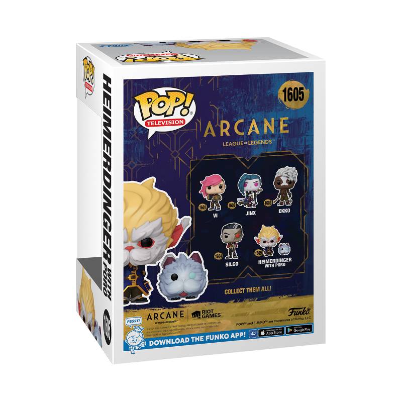 Arcane (TV) - Heimerdinger with Poro Pop! Vinyl Figure