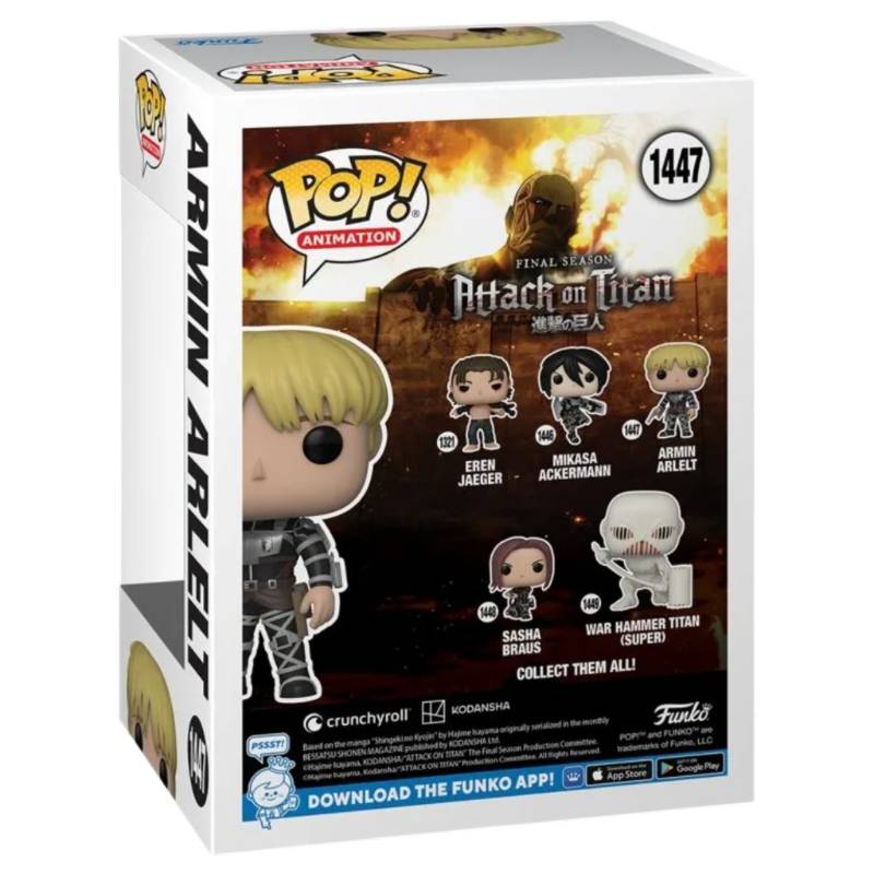 Attack on Titan - Armin Arlert S5 Metallic Pop! Vinyl Figure