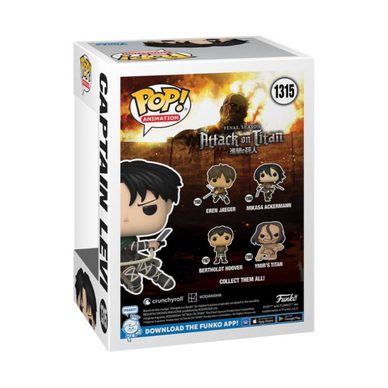 Attack on Titan - Levi Ackerman (Season 5) US Exclusive Pop! Vinyl Figure